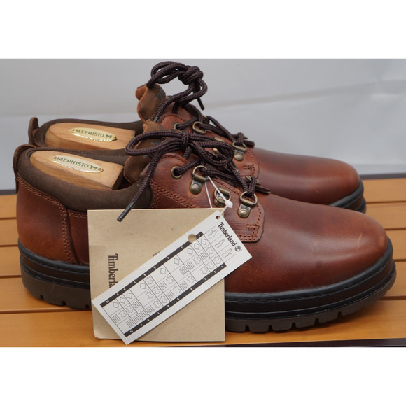 Size 12 Vtg Men’s Timberland Low Top Ankle Boots Oxford Brown Hunting Boots 90s main image 9